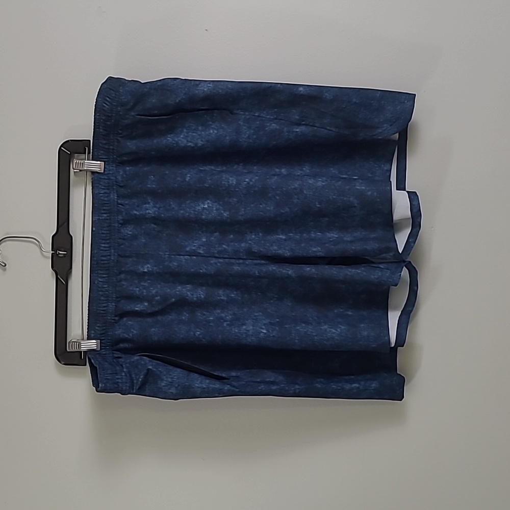 Zella navy blue swim trunks